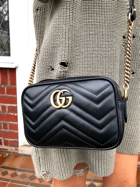 gucci marmont bag gold plated|Gucci Marmont cross body bag.